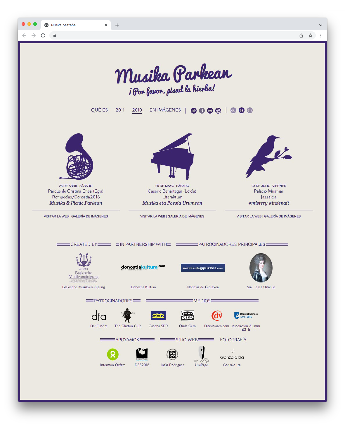 musikaparkean.com — 2010