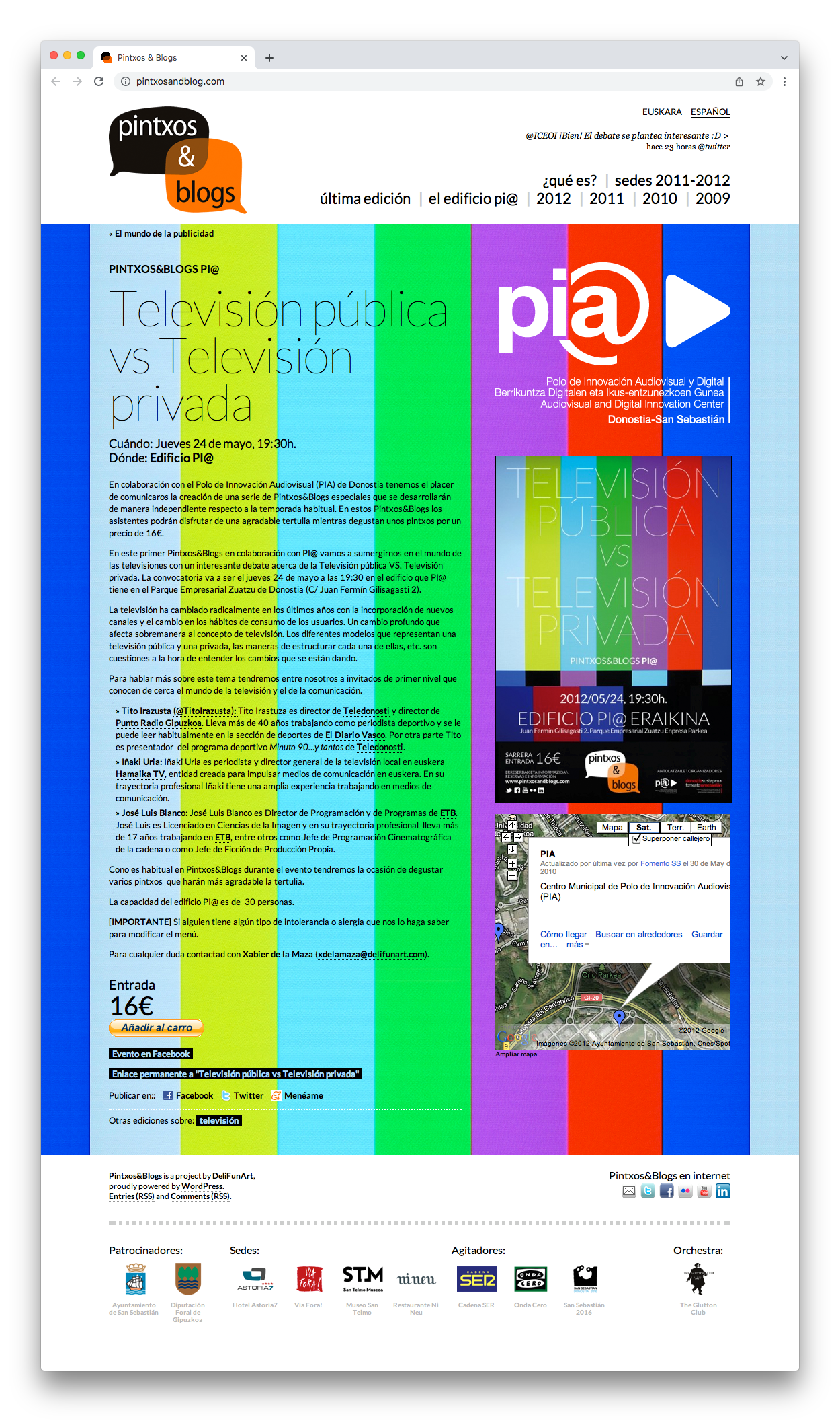 pintxosandblogs.com - Televisión pública vs Televisión privada